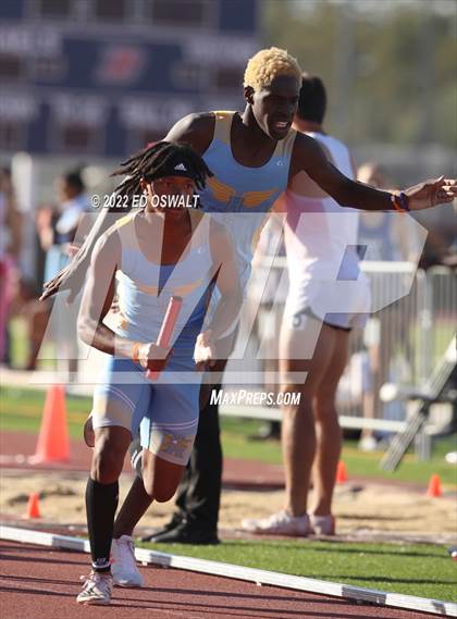 Thumbnail 2 in CIF NCS Meet of Champions (Boys Sprint Finals 100 400 800 110H 300H 4x100 4x400) photogallery.