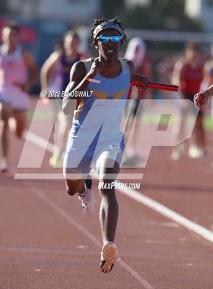 Thumbnail 2 in CIF NCS Meet of Champions (Boys Sprint Finals 100 400 800 110H 300H 4x100 4x400) photogallery.