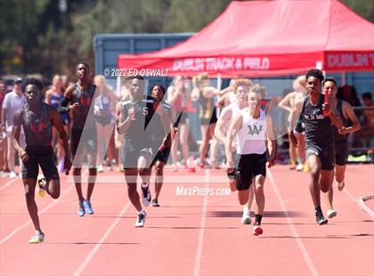 Thumbnail 1 in CIF NCS Meet of Champions (Boys Sprint Finals 100 400 800 110H 300H 4x100 4x400) photogallery.