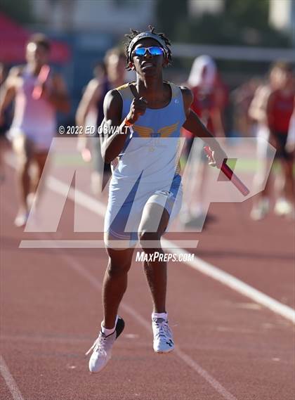 Thumbnail 1 in CIF NCS Meet of Champions (Boys Sprint Finals 100 400 800 110H 300H 4x100 4x400) photogallery.
