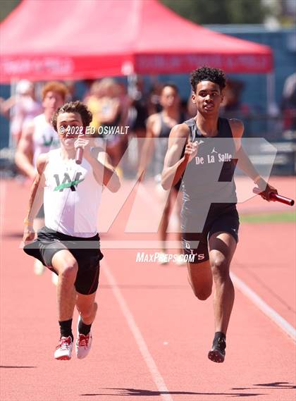 Thumbnail 2 in CIF NCS Meet of Champions (Boys Sprint Finals 100 400 800 110H 300H 4x100 4x400) photogallery.