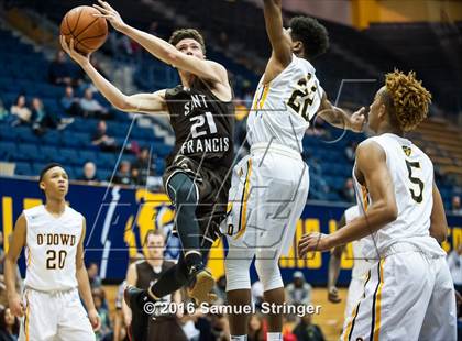 Thumbnail 1 in Saint Francis vs. Bishop O'Dowd (MaxPreps MLK Classic) photogallery.