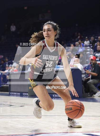 Thumbnail 3 in Salpointe Catholic vs Sahuaro (MLK Basketball Classic) photogallery.