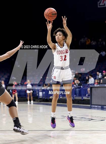 Thumbnail 2 in Salpointe Catholic vs Sahuaro (MLK Basketball Classic) photogallery.