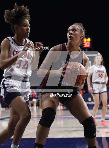 Thumbnail 3 in Salpointe Catholic vs Sahuaro (MLK Basketball Classic) photogallery.