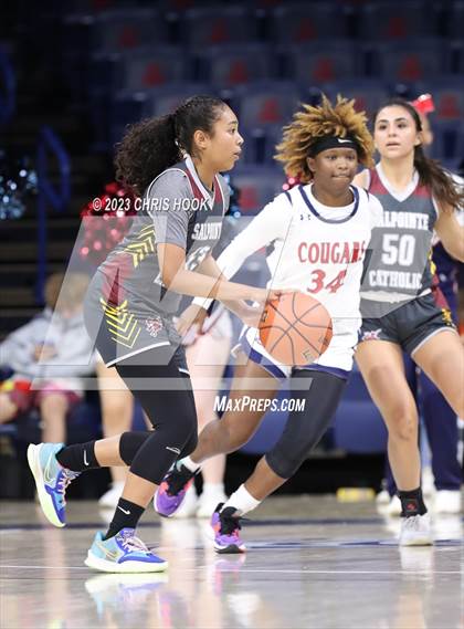 Thumbnail 1 in Salpointe Catholic vs Sahuaro (MLK Basketball Classic) photogallery.