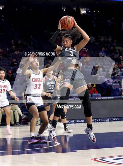 Thumbnail 2 in Salpointe Catholic vs Sahuaro (MLK Basketball Classic) photogallery.