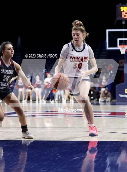 Thumbnail 3 in Salpointe Catholic vs Sahuaro (MLK Basketball Classic) photogallery.