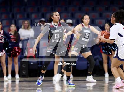 Thumbnail 1 in Salpointe Catholic vs Sahuaro (MLK Basketball Classic) photogallery.