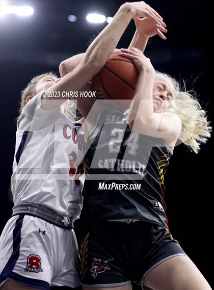 Thumbnail 3 in Salpointe Catholic vs Sahuaro (MLK Basketball Classic) photogallery.