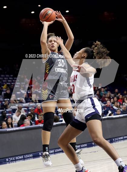 Thumbnail 3 in Salpointe Catholic vs Sahuaro (MLK Basketball Classic) photogallery.