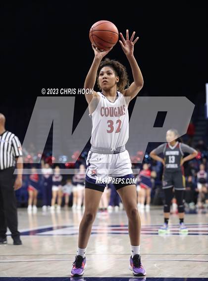 Thumbnail 2 in Salpointe Catholic vs Sahuaro (MLK Basketball Classic) photogallery.