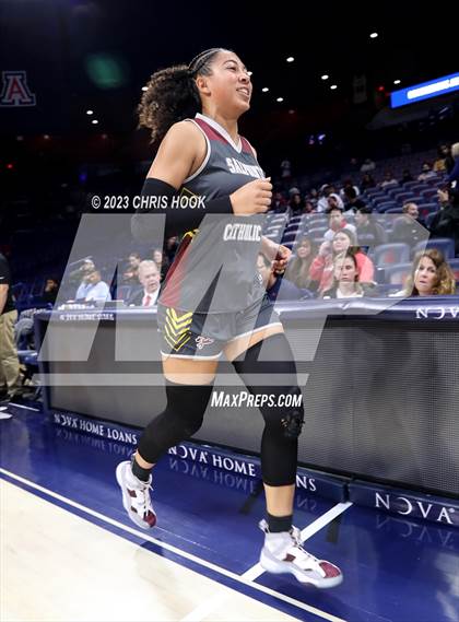 Thumbnail 2 in Salpointe Catholic vs Sahuaro (MLK Basketball Classic) photogallery.