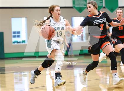 Thumbnail 2 in Springtown vs Santo (Santo Tournament) photogallery.