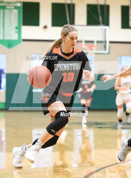 Thumbnail 2 in Springtown vs Santo (Santo Tournament) photogallery.