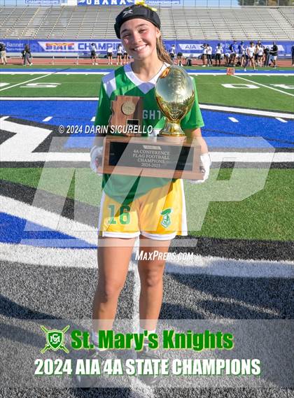 Thumbnail 1 in St. Mary's vs Prescott (AIA 4A Division Final - Awards) photogallery.