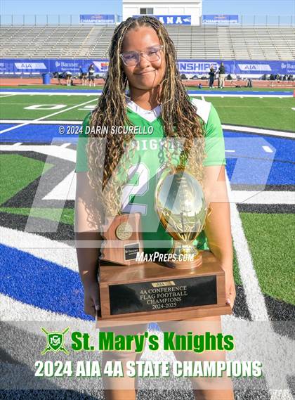 Thumbnail 2 in St. Mary's vs Prescott (AIA 4A Division Final - Awards) photogallery.