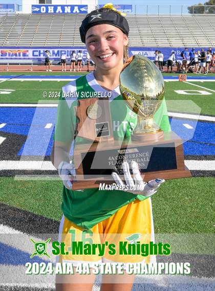 Thumbnail 3 in St. Mary's vs Prescott (AIA 4A Division Final - Awards) photogallery.