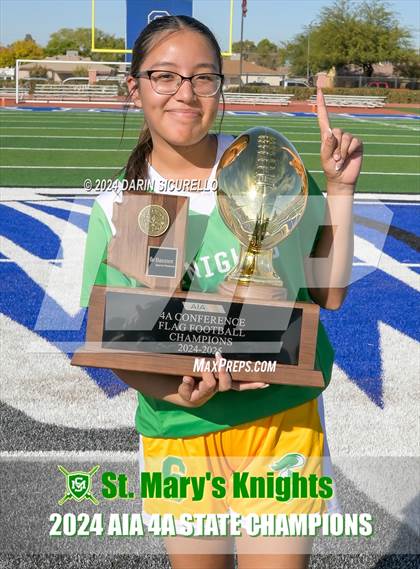 Thumbnail 2 in St. Mary's vs Prescott (AIA 4A Division Final - Awards) photogallery.