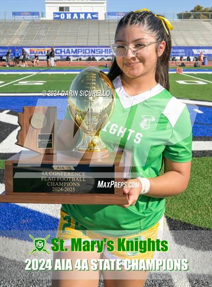 Thumbnail 2 in St. Mary's vs Prescott (AIA 4A Division Final - Awards) photogallery.
