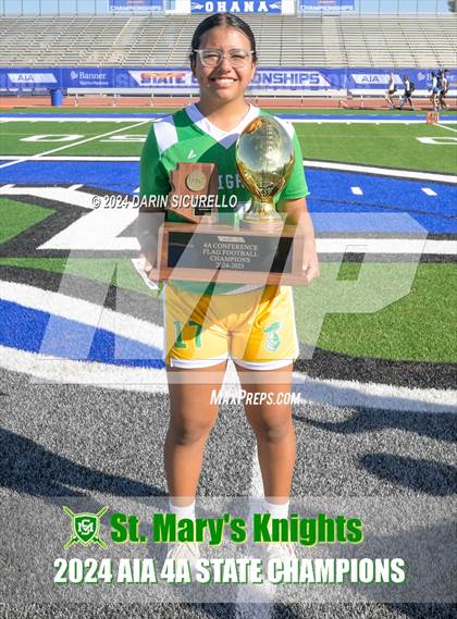 Thumbnail 3 in St. Mary's vs Prescott (AIA 4A Division Final - Awards) photogallery.