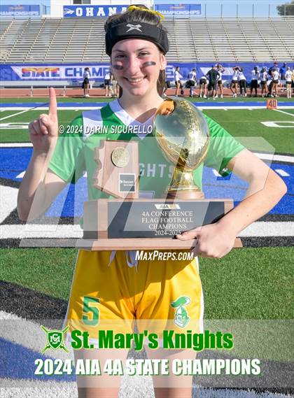 Thumbnail 3 in St. Mary's vs Prescott (AIA 4A Division Final - Awards) photogallery.