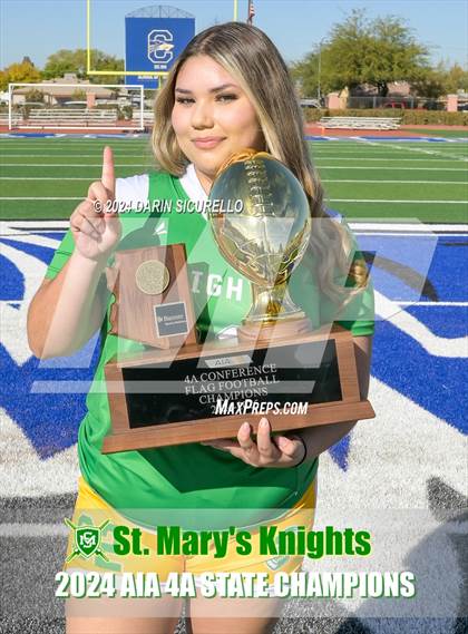 Thumbnail 1 in St. Mary's vs Prescott (AIA 4A Division Final - Awards) photogallery.