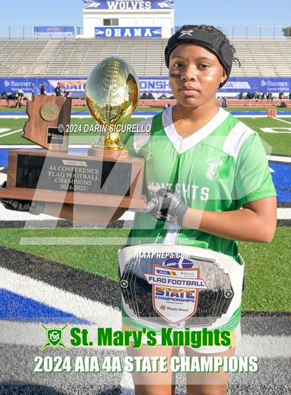 Thumbnail 1 in St. Mary's vs Prescott (AIA 4A Division Final - Awards) photogallery.