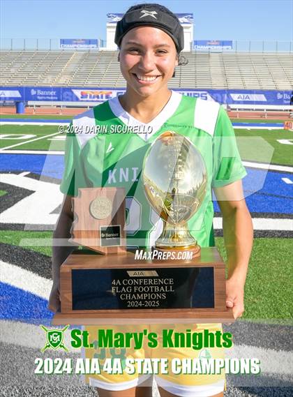 Thumbnail 1 in St. Mary's vs Prescott (AIA 4A Division Final - Awards) photogallery.