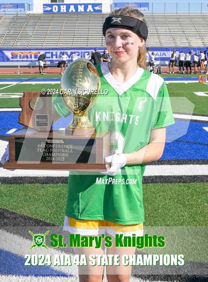 Thumbnail 2 in St. Mary's vs Prescott (AIA 4A Division Final - Awards) photogallery.