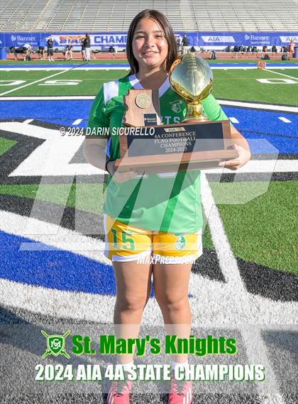 Thumbnail 1 in St. Mary's vs Prescott (AIA 4A Division Final - Awards) photogallery.