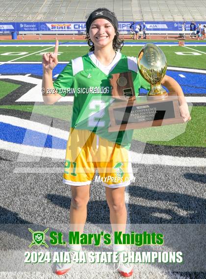 Thumbnail 1 in St. Mary's vs Prescott (AIA 4A Division Final - Awards) photogallery.