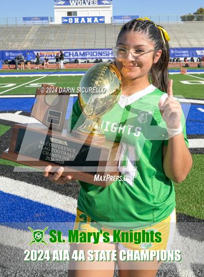 Thumbnail 1 in St. Mary's vs Prescott (AIA 4A Division Final - Awards) photogallery.