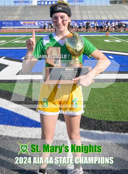 Thumbnail 2 in St. Mary's vs Prescott (AIA 4A Division Final - Awards) photogallery.