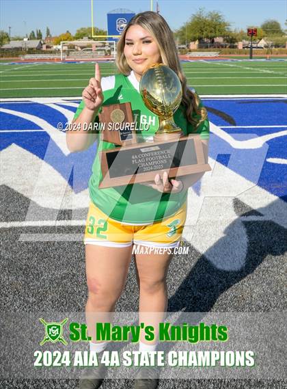 Thumbnail 2 in St. Mary's vs Prescott (AIA 4A Division Final - Awards) photogallery.