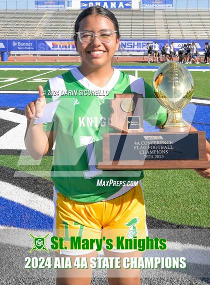 Thumbnail 2 in St. Mary's vs Prescott (AIA 4A Division Final - Awards) photogallery.