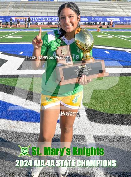 Thumbnail 1 in St. Mary's vs Prescott (AIA 4A Division Final - Awards) photogallery.