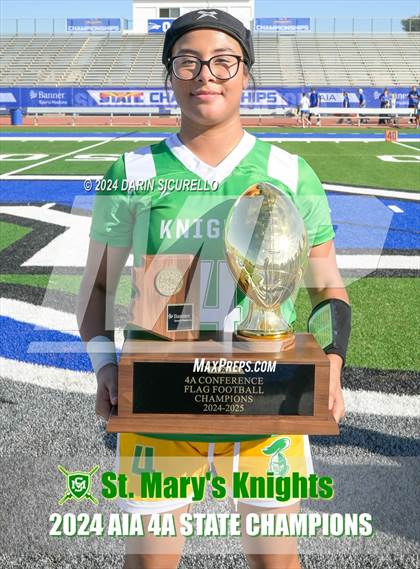 Thumbnail 3 in St. Mary's vs Prescott (AIA 4A Division Final - Awards) photogallery.