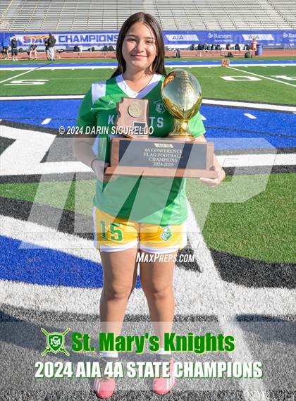 Thumbnail 2 in St. Mary's vs Prescott (AIA 4A Division Final - Awards) photogallery.
