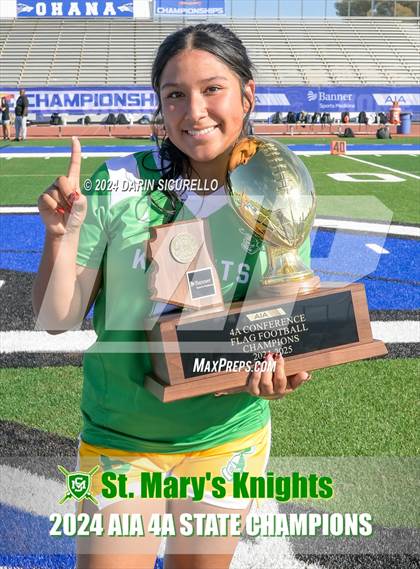 Thumbnail 3 in St. Mary's vs Prescott (AIA 4A Division Final - Awards) photogallery.