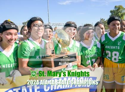 Thumbnail 1 in St. Mary's vs Prescott (AIA 4A Division Final - Awards) photogallery.
