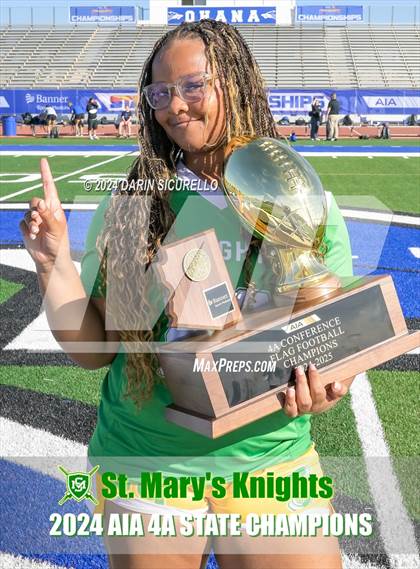 Thumbnail 1 in St. Mary's vs Prescott (AIA 4A Division Final - Awards) photogallery.