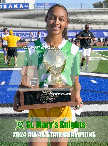 Thumbnail 2 in St. Mary's vs Prescott (AIA 4A Division Final - Awards) photogallery.