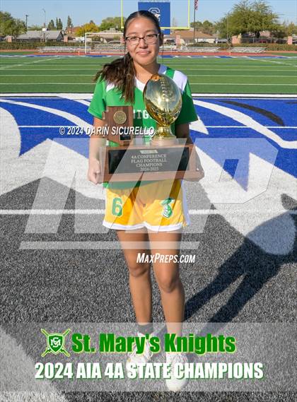 Thumbnail 1 in St. Mary's vs Prescott (AIA 4A Division Final - Awards) photogallery.
