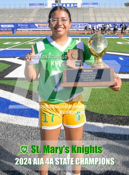 Thumbnail 1 in St. Mary's vs Prescott (AIA 4A Division Final - Awards) photogallery.