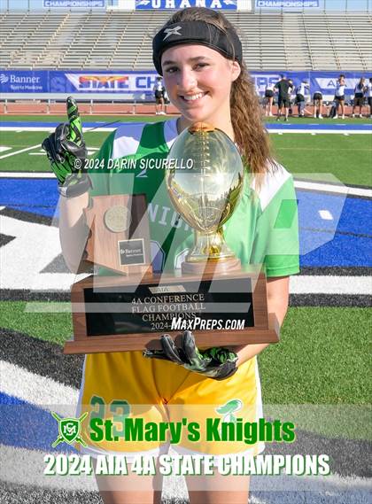 Thumbnail 2 in St. Mary's vs Prescott (AIA 4A Division Final - Awards) photogallery.