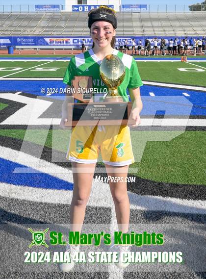 Thumbnail 1 in St. Mary's vs Prescott (AIA 4A Division Final - Awards) photogallery.