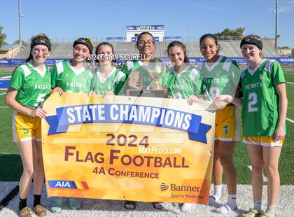 Thumbnail 2 in St. Mary's vs Prescott (AIA 4A Division Final - Awards) photogallery.