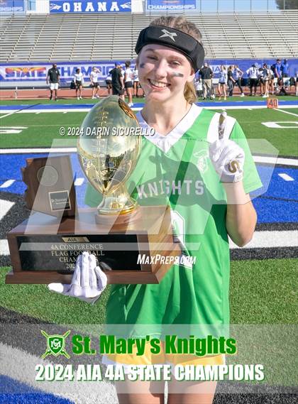 Thumbnail 1 in St. Mary's vs Prescott (AIA 4A Division Final - Awards) photogallery.
