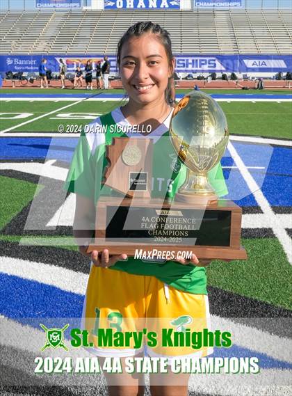 Thumbnail 3 in St. Mary's vs Prescott (AIA 4A Division Final - Awards) photogallery.